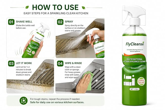 Fly Cleanse Kitchen Cleaner Spray (Pack of 2)